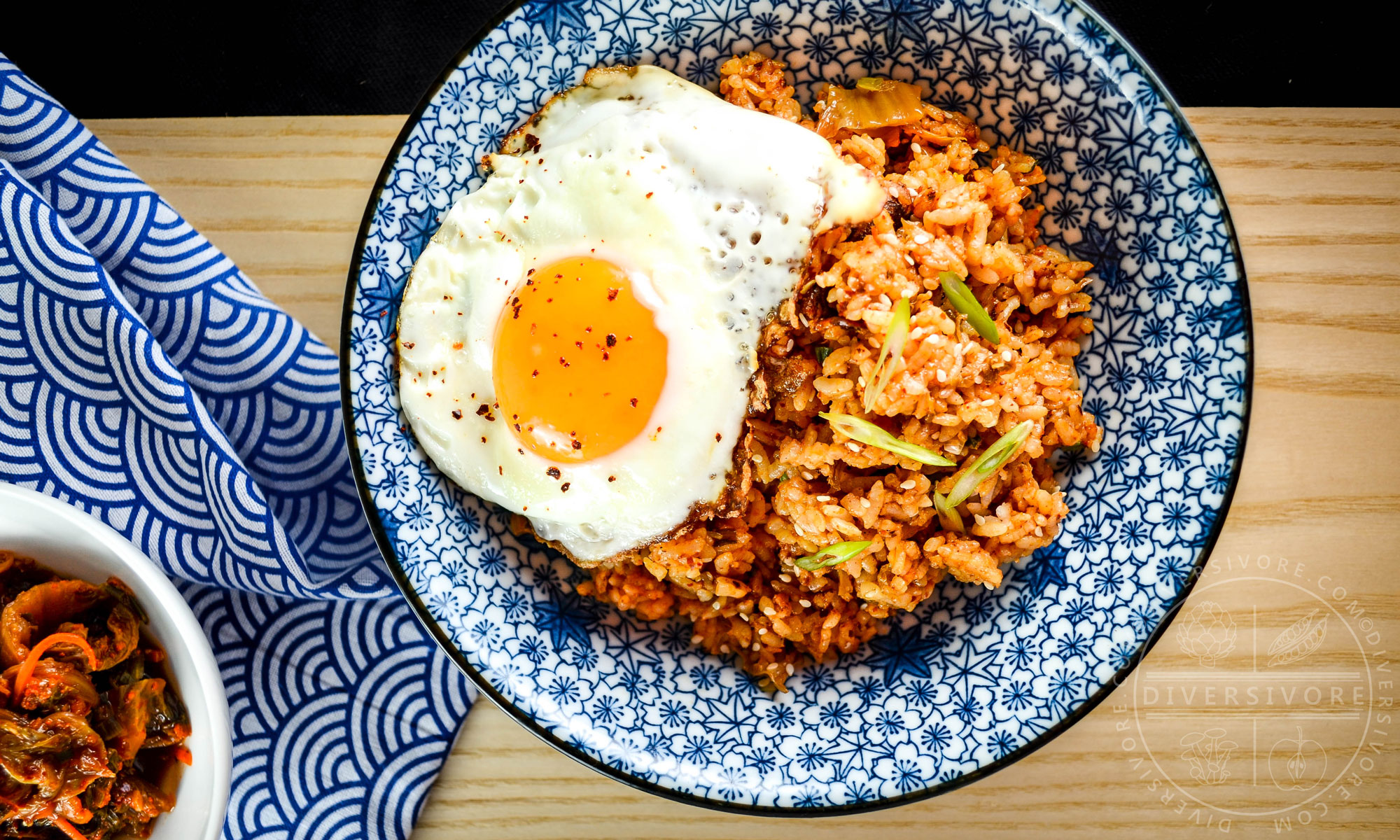How many calories is in a cup of fried rice Kimchi Fried Rice Kimchi Bokkeumbap