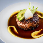 Wafu Hambagu - Japanese-style Hamburger with a scratch-made ponzu, karashi mustard, and daikon oroshi - Diversivore.com