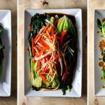 `Triptych of three blanched Chinese greens - Diversivore.com