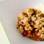 Rhubarb apple crisp with orange zest - Diversivore.com