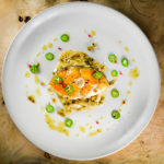 Halibut escabeche - cooked and marinated with olive oil, vinegar, garlic and jalapenos - Diversivore.com