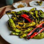 Charred Shishito Peppers with Sweet Togarashi Spice - Diversivore.com