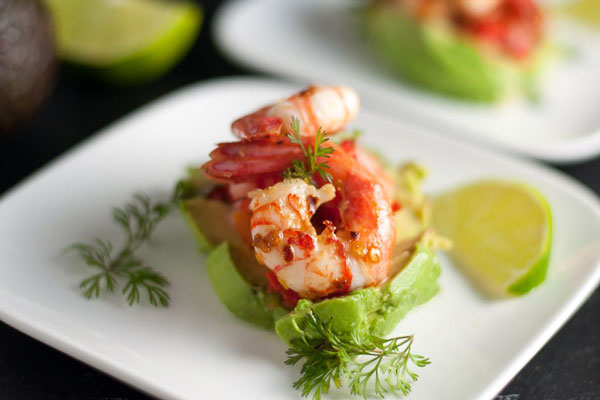 Chili lime shrimp with fresh salsa