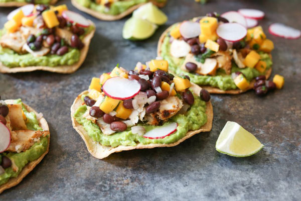 Grilled albacore tuna tostadas