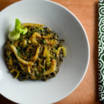Garlic and Lemon Bok Choy with Black Sesame Noodles - Diversivore.com
