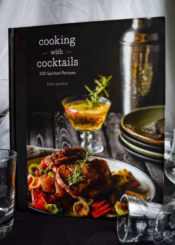 Cover of Cooking with Cocktails by Kristy Gardner