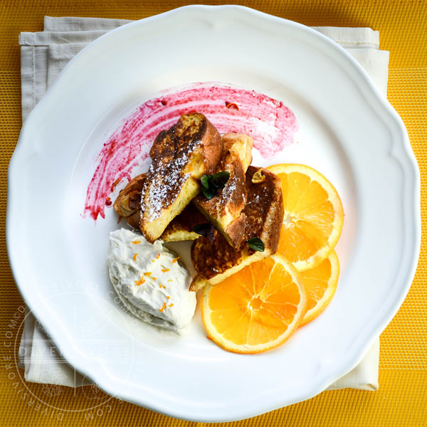 Seville Orange French Toast & Maple Whipped Cream