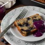 Blueberry-Juniper Rye Cake with Blueberry-Lemon Curd - Diversivore.com