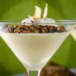 Coconut Lime Mousse served with homemade granola, yogurt, and toasted coconut - Diversivore.com