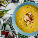 Broccoli Cheddar Soup with less fat than traditional recipes (but all of the taste!) - Diversivore.com
