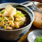 Tenshindon - A Japanese/Chinese crab and shrimp omelette served over rice and topped with a sweet and sour sauce - Diversivore.com