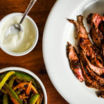 Carne Asada Borracha - beer and guajillo chili marinated flank steak - Diversivore.com