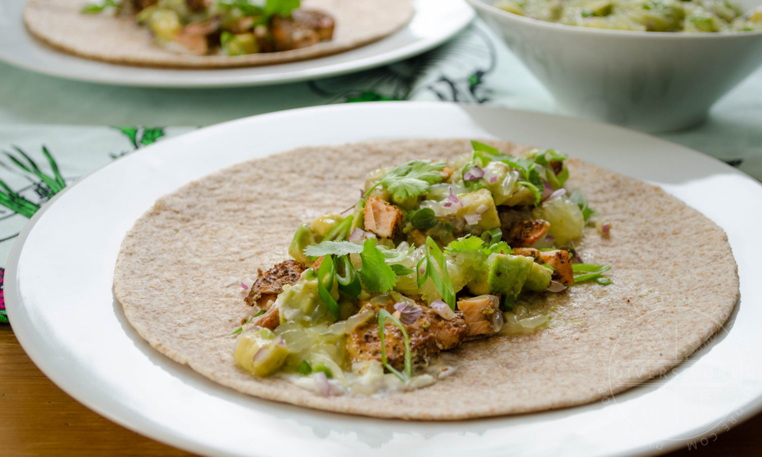 Broiled fish tacos with avocado-grapefruit salsa - from Simply Citrus by Marie Asselin