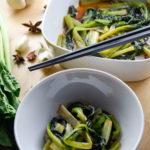 Universal Chinese Greens - Braised Tatsoi - Diversivore.com