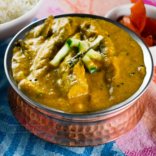 Roasted Okra Kuzhambu (South Indian Curry)