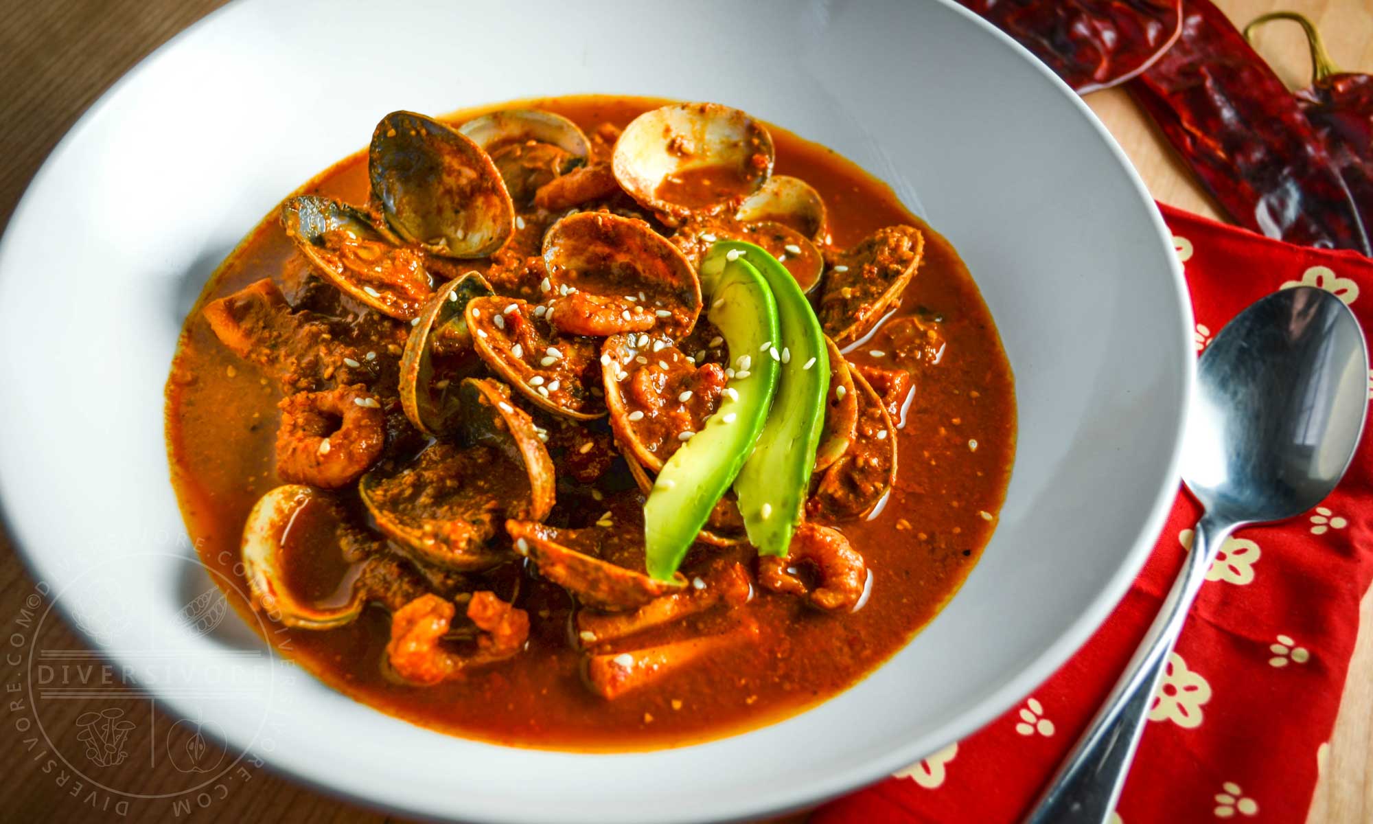 Featured image for “Red Pipian Seafood Soup”