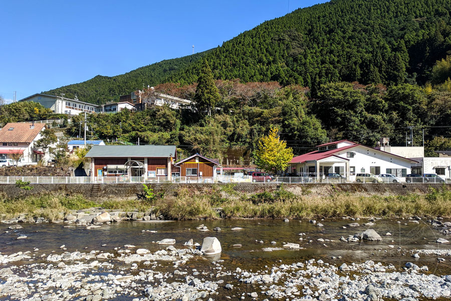 View of the Yasuda river from Umaji village, Kochi, Japan