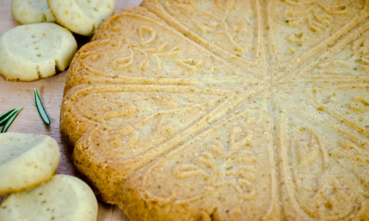 Rosemary Grapefruit Shortbread