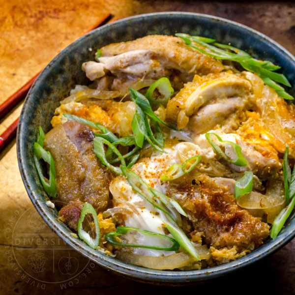 Oyakodon - Japanese Chicken & Egg Rice Bowl 