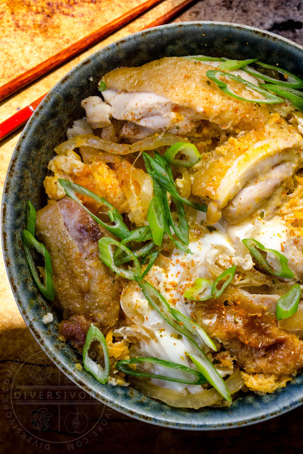 Oyakodon - Japanese Chicken & Egg Rice Bowl 