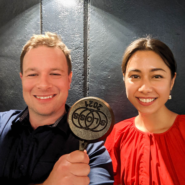 Sean Bromilow of Diversivore and Jennifer Fergesen of Global Carinderia - co-winners of the 2021 IACP Award for best individual food blog