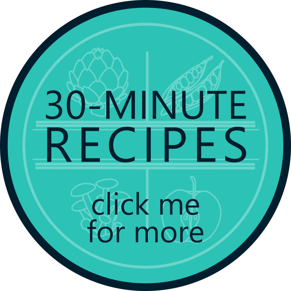 30-minute recipes - click to see more on Diversivore