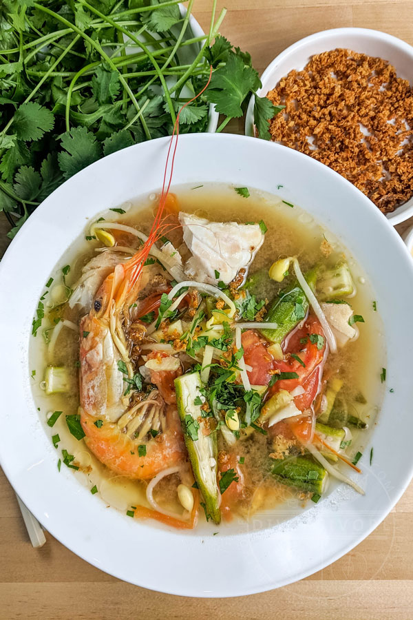 Canh Chua Cá - Vietnamese Sweet and Sour Fish Soup