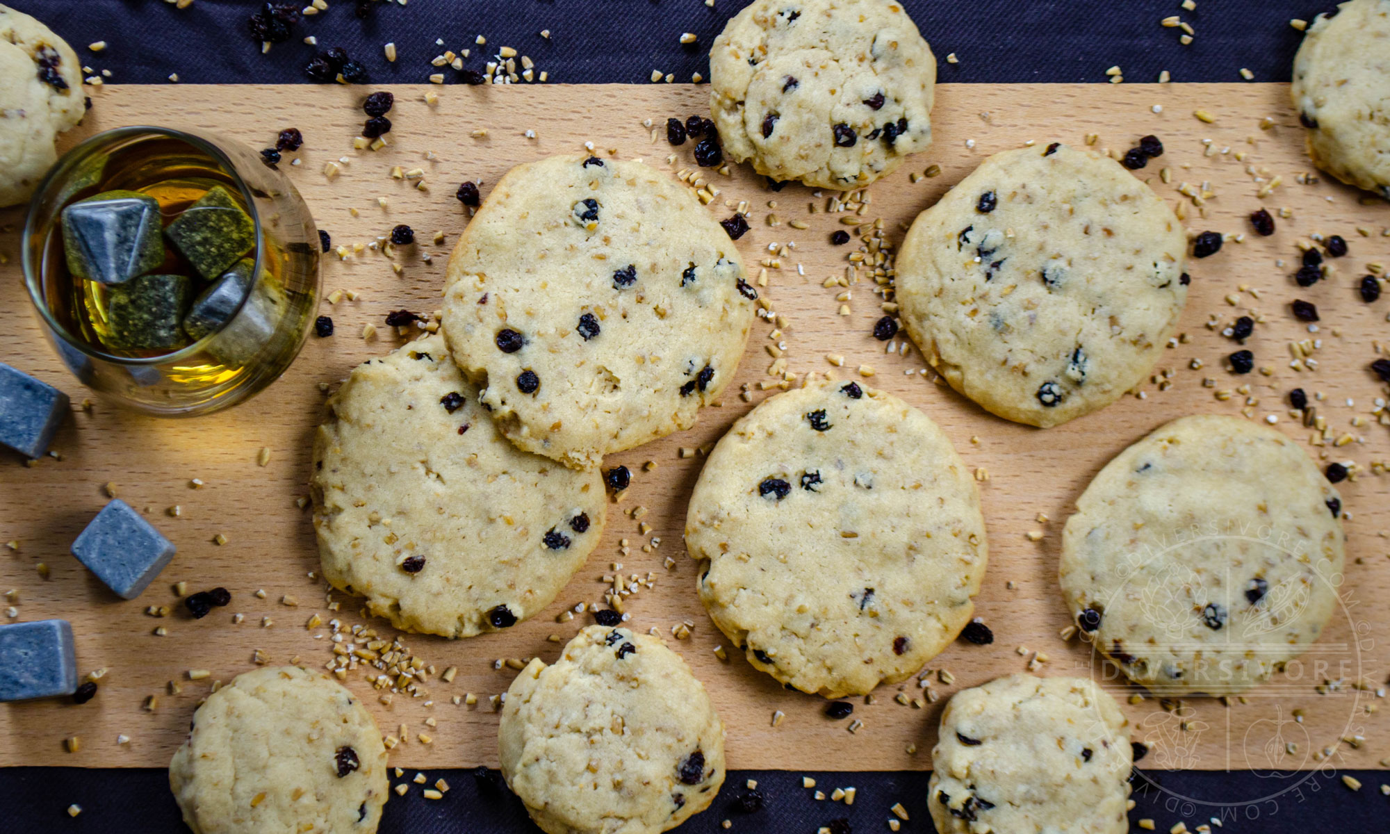 Featured image for “Whisky, Oat, and Currant Shortbread”